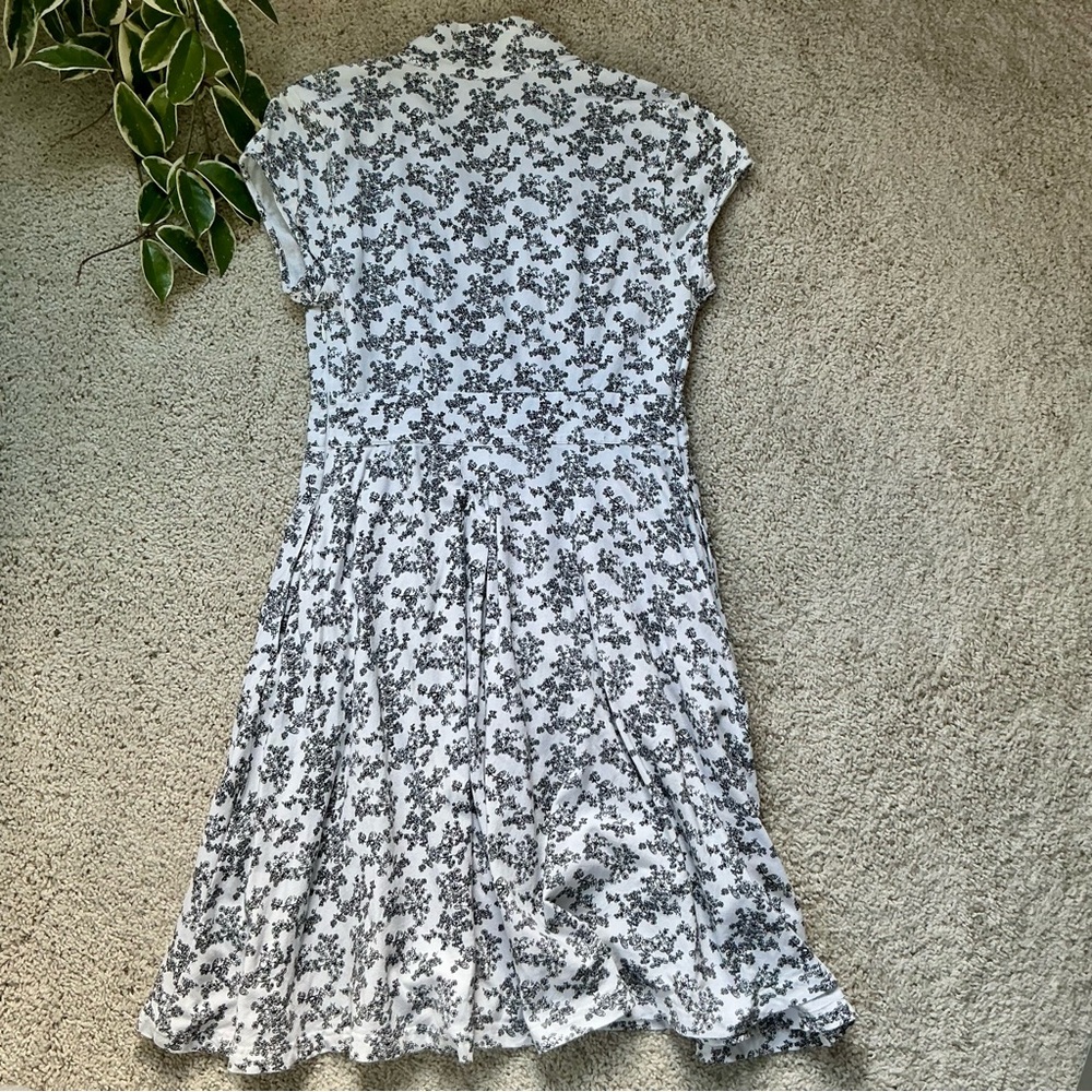 eShakti Vintage Inspired Short Sleeved Dress - Picture 3 of 8
